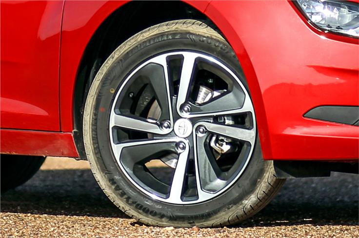16-inch wheels attractive but look a tad small under larger wheel arches.