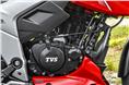 The 2020 TVS Apache RTR 160 4V gets a new BS6-compliant engine. 