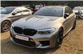 Autocar also participated in a BMW M5 competition. 