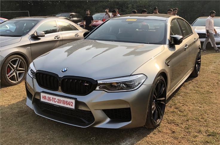 Autocar also participated in a BMW M5 competition. 