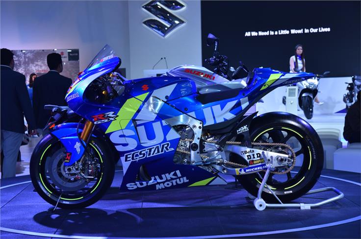 Suzuki's MotoGP machine.