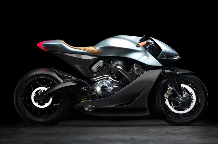 The AMB 001 is a track-only motorcycle.
