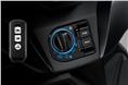 The Forza 350 features keyless ignition.