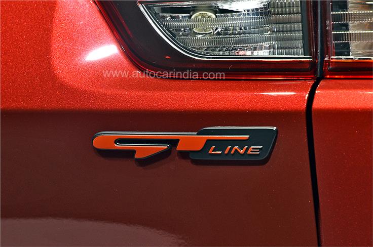 The GT Line gets a number of red accents on the exterior.
