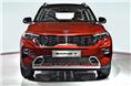 Upfront the Sonet get the signature Tiger Nose grille and LED headlights with &#8216;heartbeat&#8217; DRLs.