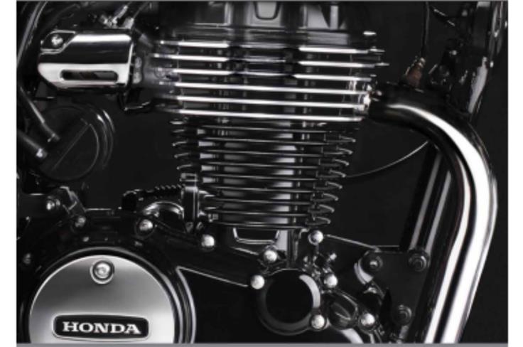 Powering the H'nss CB350 is a 348.36cc, single-cylinder engine that produces 20.8hp 30Nm of torque.