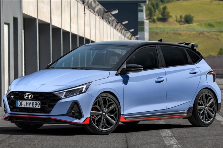 The i20 is the smallest car from Hyundai's N performance division. 