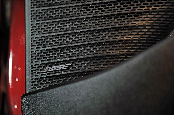 Also, part of the feature list a 7-speaker Bose sound system