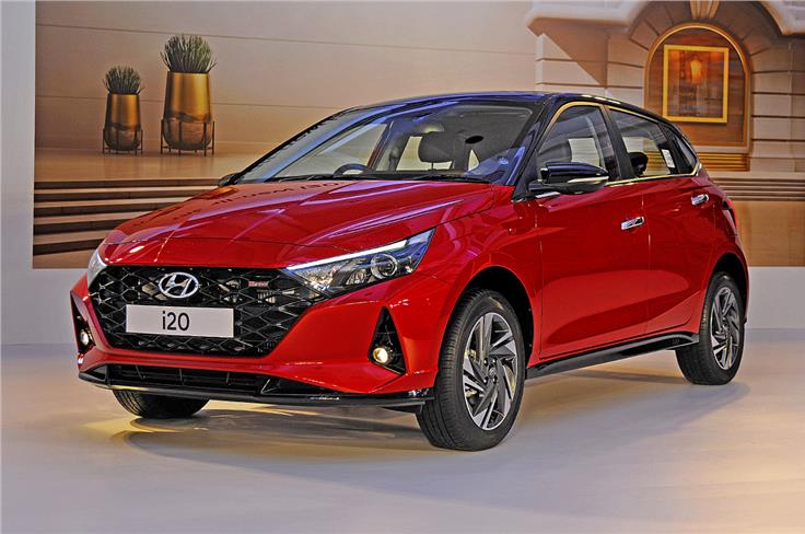 The third-gen i20 features Hyundai&#8217;s &#8216;Sensuous Sportiness&#8217; design language.