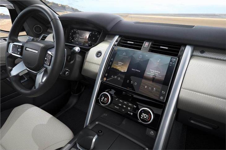 11.4-inch touchscreen display takes pride of place on the revised dashboard.