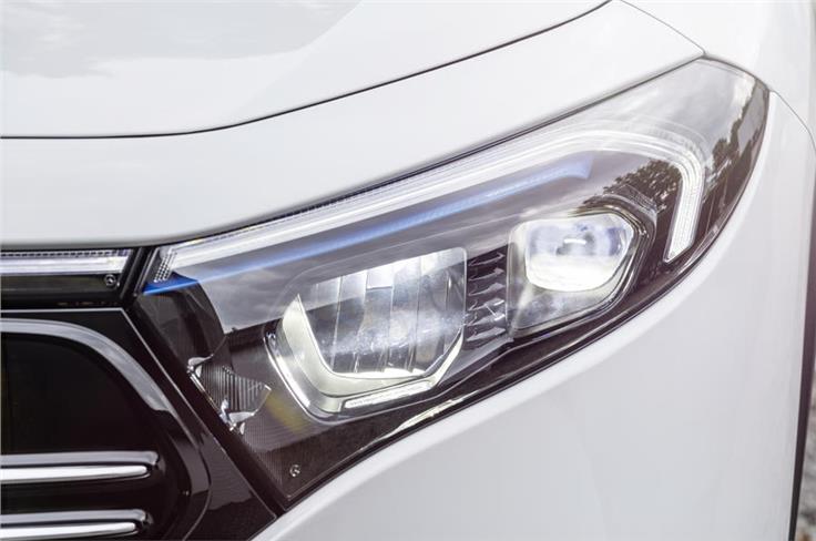 EQA features full LED headlamps.