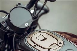 The Sportster S features a round 4.0-inch-diameter TFT screen with Bluetooth connectivity.