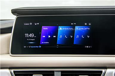 The infotainment system uses Mahindra's new AdrenoX interface with built-in Amazon Alexa virtual assistant.