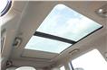 XUV700 gets the largest panoramic sunroof in its segment.