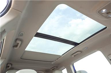 XUV700 gets the largest panoramic sunroof in its segment.