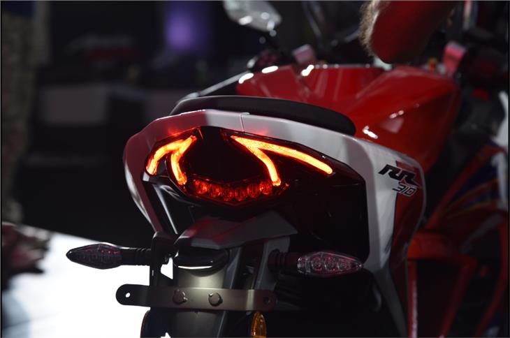 The 'devil's horns' tail-lamp continues to be one of the highlights of the RR's design.