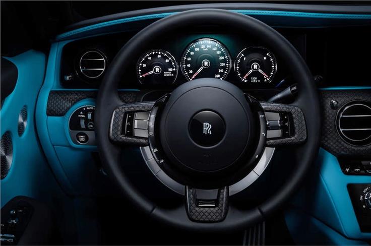 Rolls Royce Ghost Black Badge steering wheel