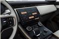 2022 Range Rover Sport digital display.