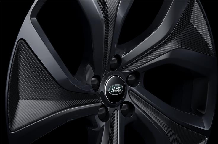 2022 Range Rover Sport alloy rim design closeup.