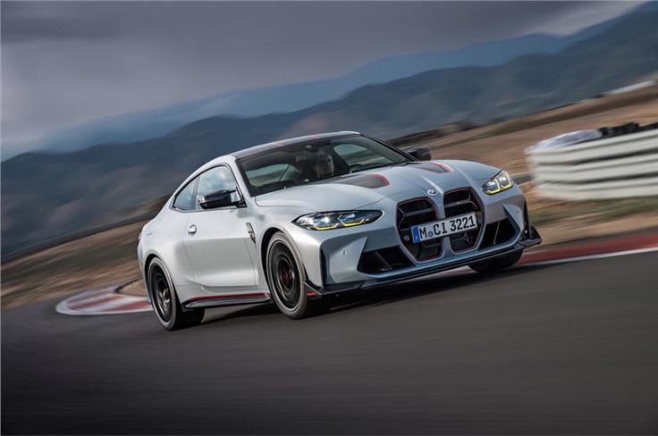 2022 BMW M4 CSL front rolling