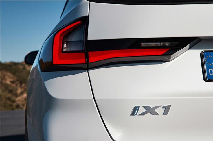 2022 BMW iX1 taillights