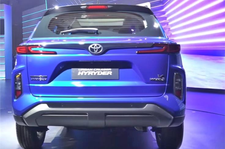2022 Toyota Hyryder rear