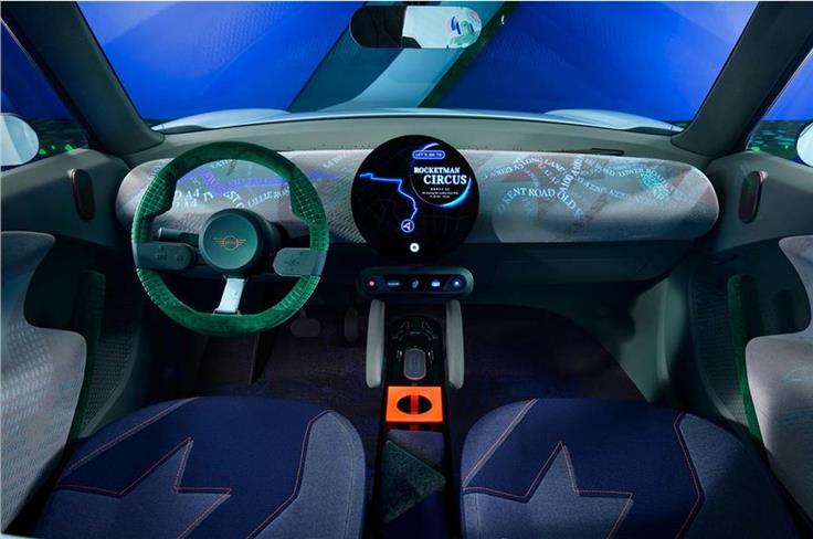 Mini Aceman EV concept interior