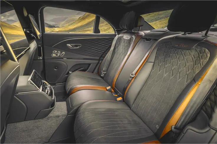 2022 Bentley Flying Spur Speed rear seats