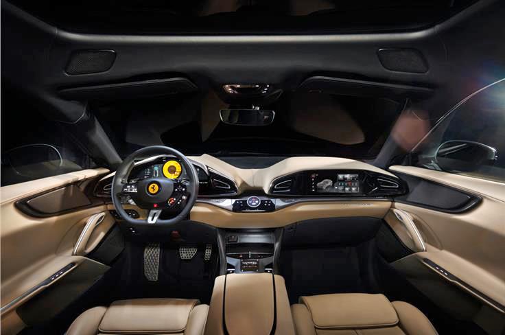 Ferrari Purosangue interior 