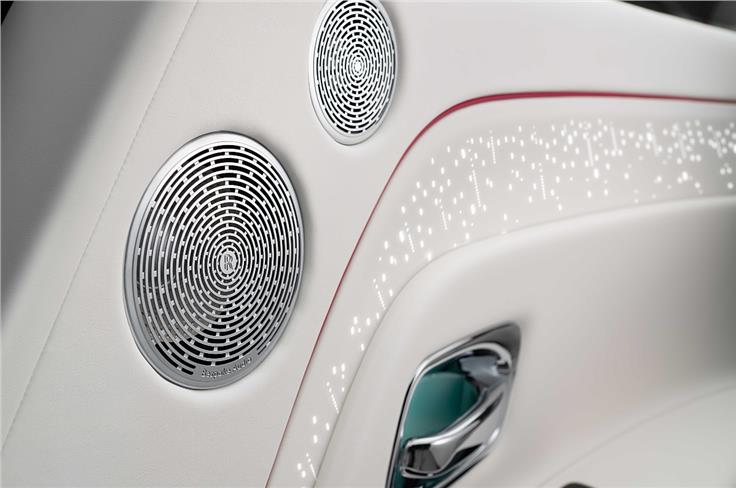 Rolls Royce Spectre speakers