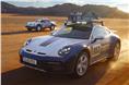 2022 Porsche 911 Dakar front tracking