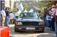 Mumbai-based lawyer Purazer Fauzdar's Mercedes 500 SEC made its show debut at the MBCCR. 
