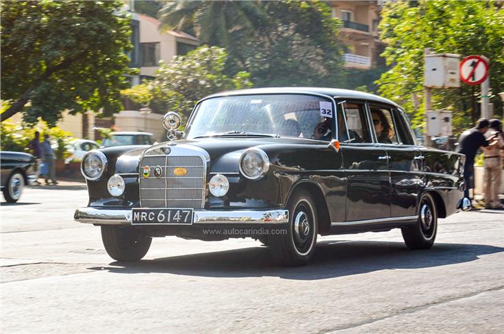 The W110 Fintail was the equivalent of an E-Class back in the day. 
