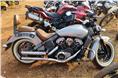 This rather tastefully specced Indian Scout grabbed our attention with its tan seats and white-wall tyres. Super cool!