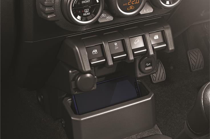 Maruti Suzuki Jimny 5 door toggle switches 