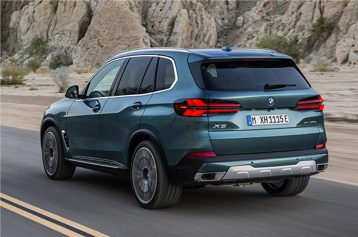BMW X5 facelift rear tracking