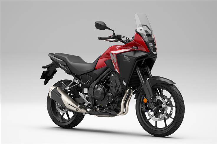 It is powered by the same 471cc parallel-twin motor as the outgoing CB500X.