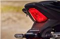 The NX500 features LED lighting all around, with a new design for the tail-lamp.