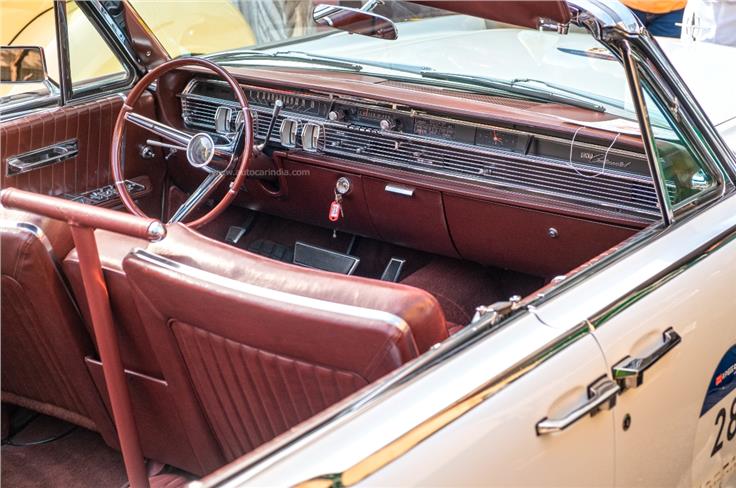 Dash of the Lincoln Continental, similar to the car John F Kennedy was assassinated in.  