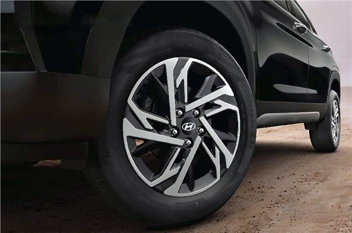 2024 Hyundai Creta facelift alloy wheels