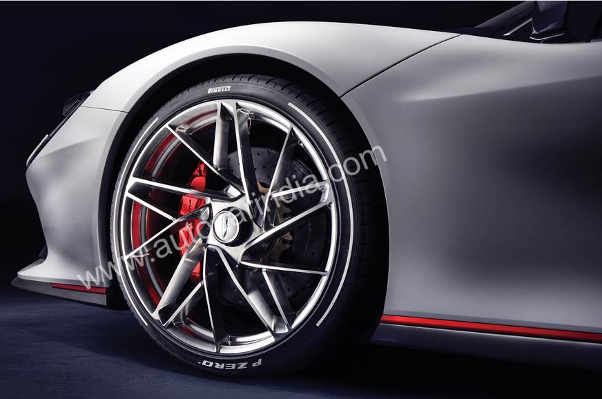 Pininfarina Battista brakes and wheel