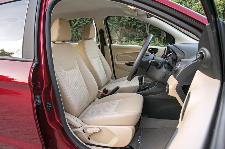 2018 Ford Aspire front seat
