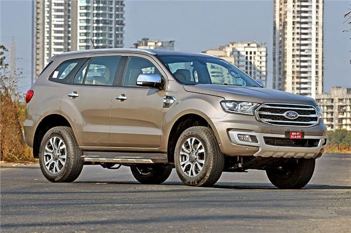 2019 Ford Endeavour facelift front static