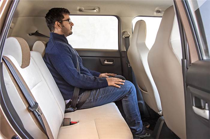 2019 Maruti Suzuki Wagon R rear seats