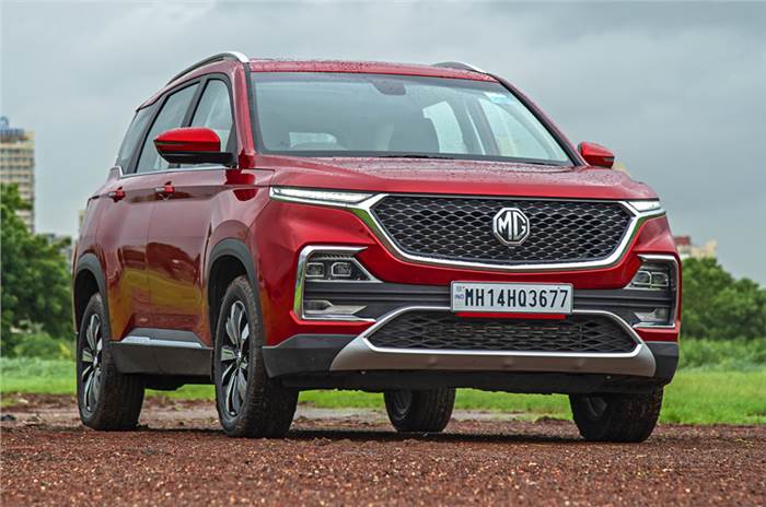MG Hector petrol-automatic front static