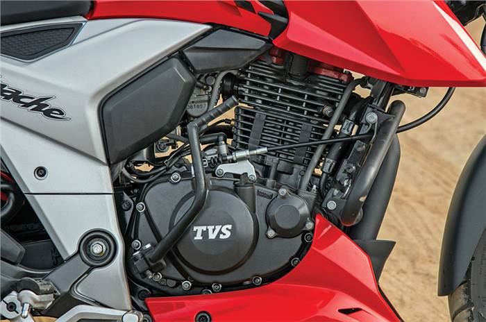 TVS Apache RTR 160 engine