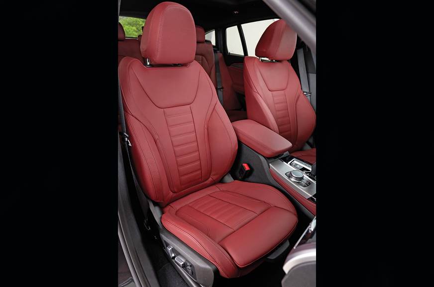 BMW X4 front seat