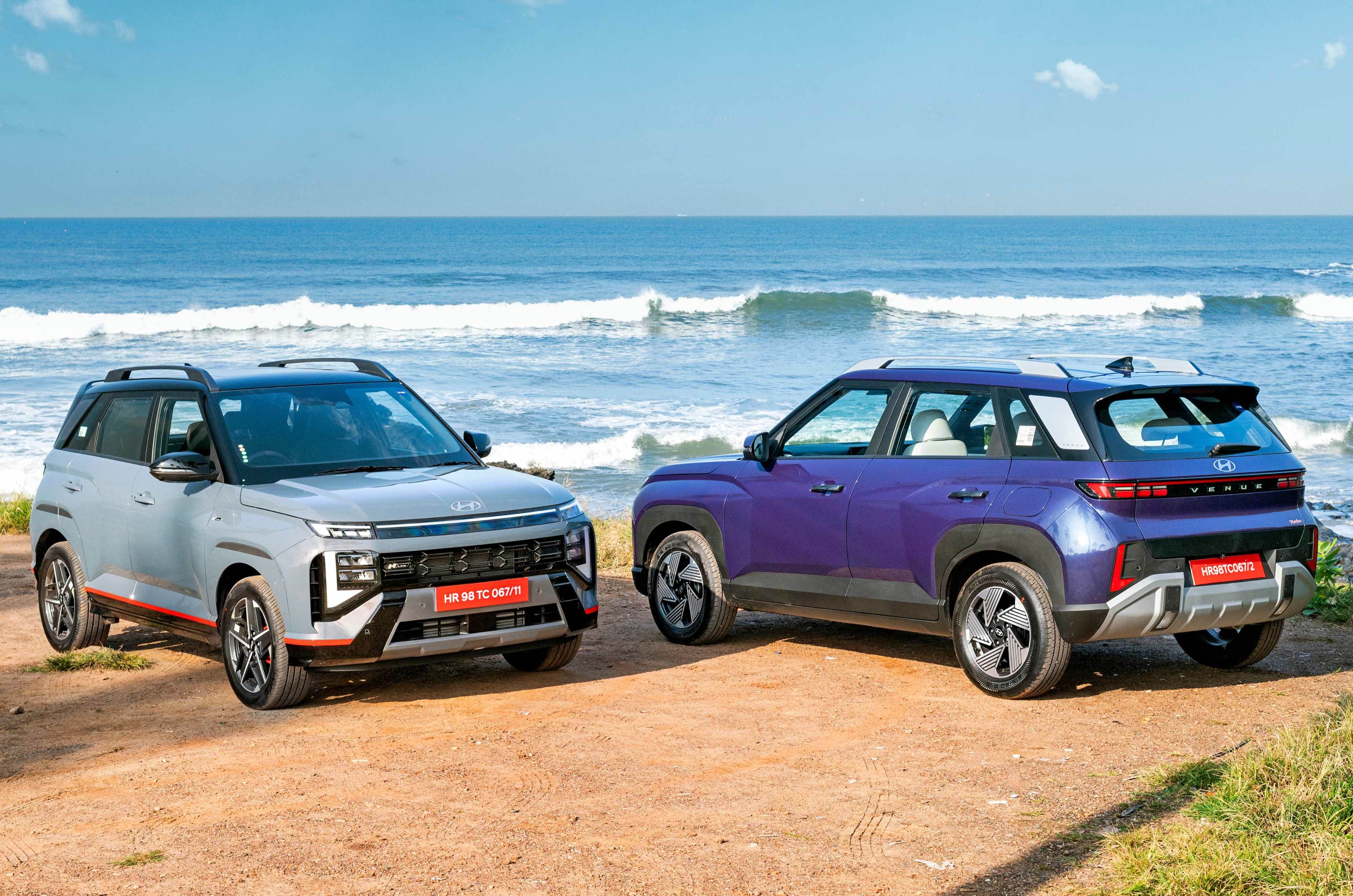 2025 Hyundai Venue and N Line rear and front 2025 Hyundai Venue and N Line rear and front