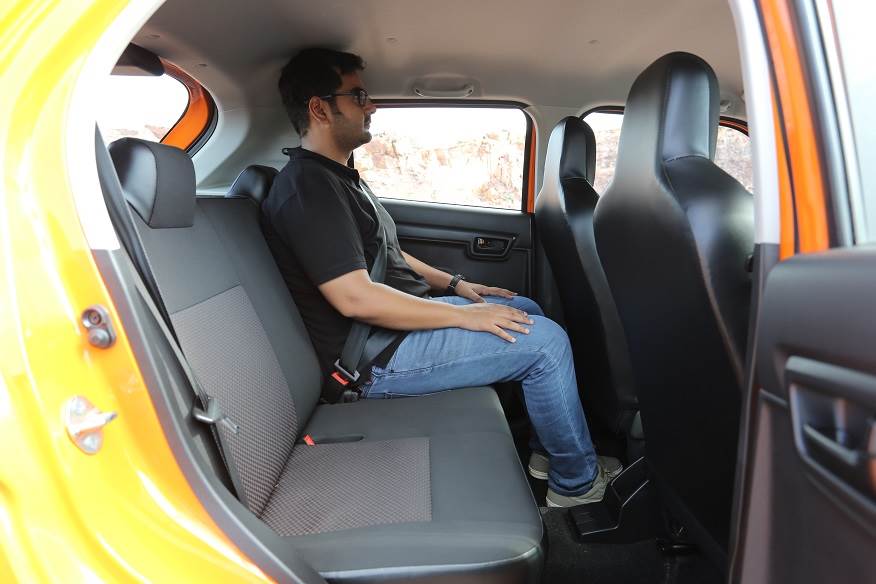 Maruti S-Presso rear seat