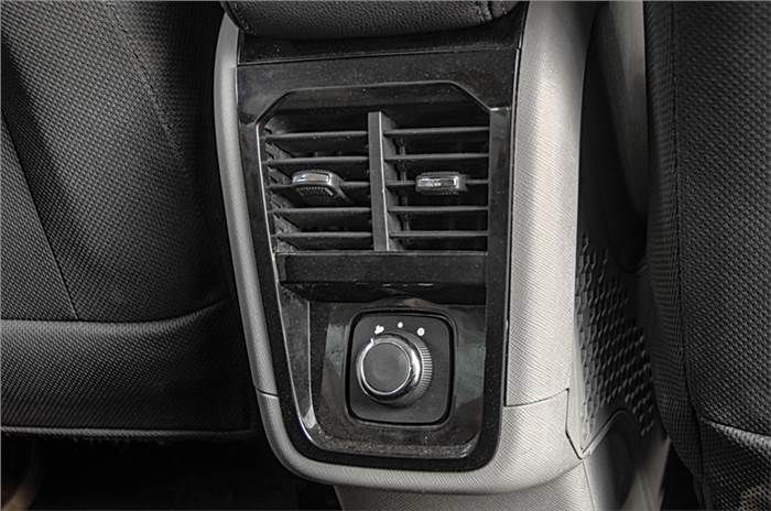 Tata Nexon rear AC vents
